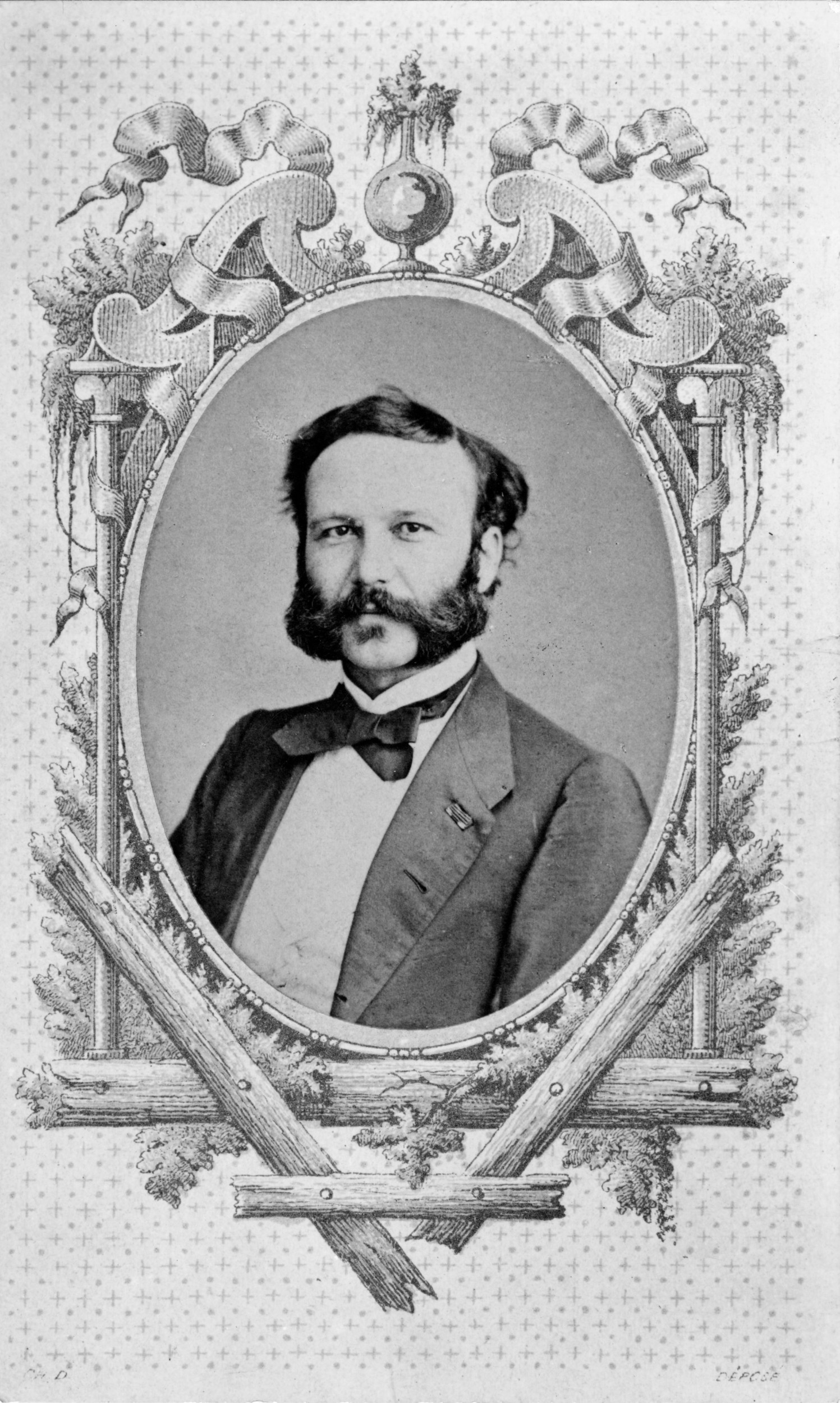 Portrait d’Henry Dunant de 1864